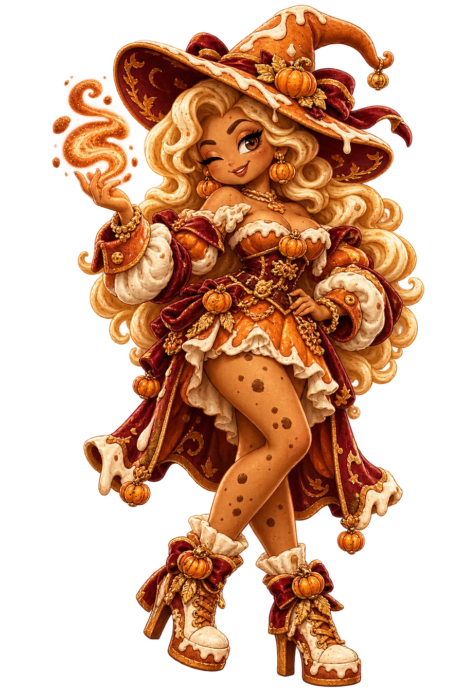 Basic Witch original character artwork