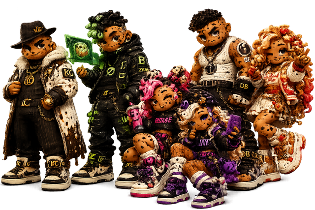 The Kookie Crooks mascot crew