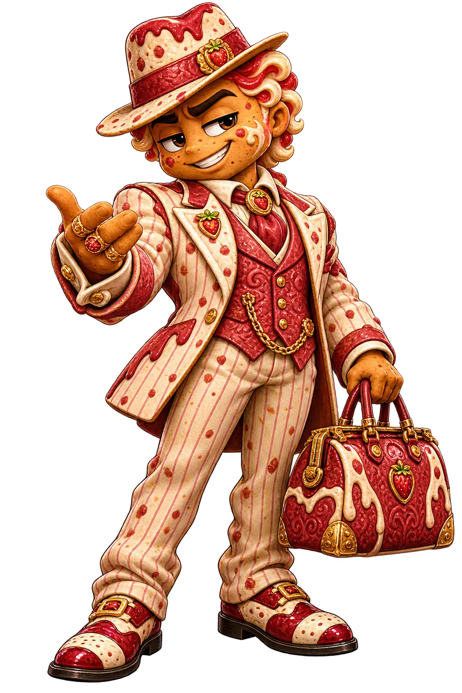 Strawberry Swindler original character artwork